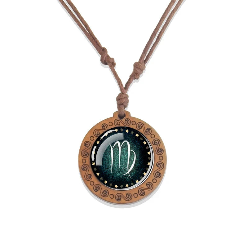 Collar Colgante Signo del Zodiaco 12 Constelaciones virgo