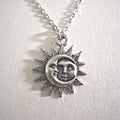 Collar Colgante Sol y Luna para Hombre o Mujer