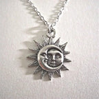 Collar Colgante Sol y Luna para Hombre o Mujer