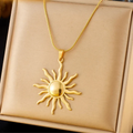 Collar Colgante Sol para Mujer