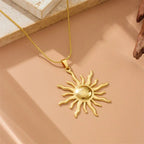 Collar Colgante Sol para Mujer