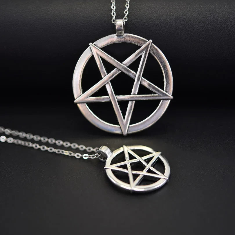 Collar Colgante Hechicería Wicca Pentáculo