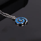 Collar y Colgante Espiral para Mujer