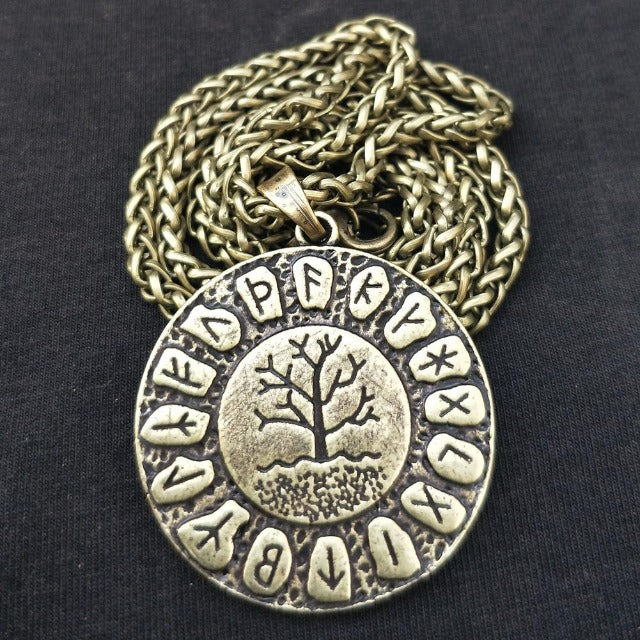 Collar Colgante Yggdrasil bronce