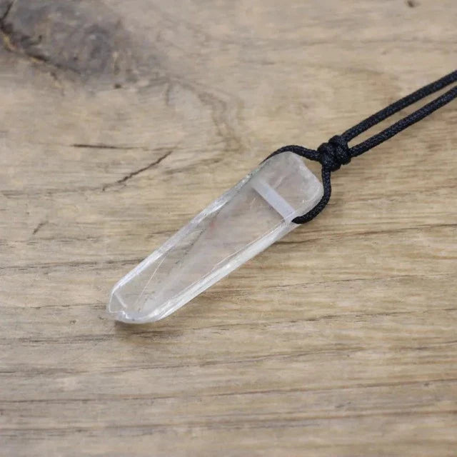 Collar Piedra Natural de Sanación Litoterapia cristal