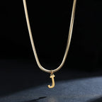Collier pour femme avec pendentif initiale - lettre