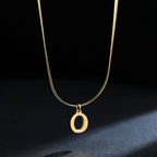 Collier pour femme avec pendentif initiale - lettre