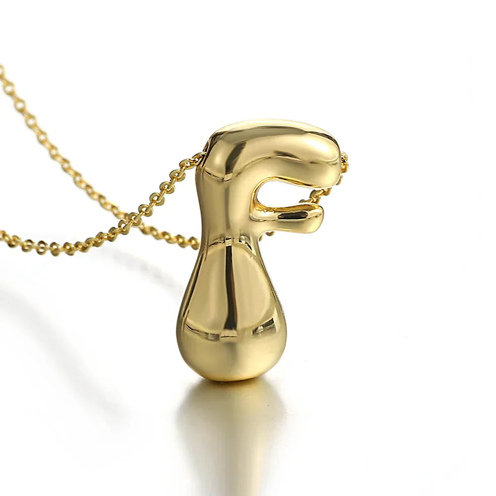 Collier pour femme avec pendentif initiale - lettre