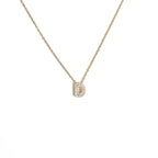 Collier pour femme avec pendentif minimaliste initiale - lettre