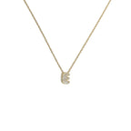 Collier pour femme avec pendentif minimaliste initiale - lettre