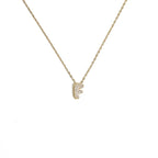 Collier pour femme avec pendentif minimaliste initiale - lettre