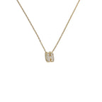 Collier pour femme avec pendentif minimaliste initiale - lettre