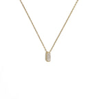 Collier pour femme avec pendentif minimaliste initiale - lettre