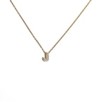 Collier pour femme avec pendentif minimaliste initiale - lettre