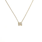 Collier pour femme avec pendentif minimaliste initiale - lettre