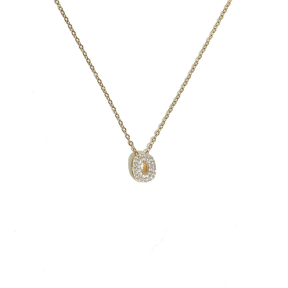 Collier pour femme avec pendentif minimaliste initiale - lettre
