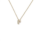 Collier pour femme avec pendentif minimaliste initiale - lettre