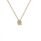 Collier pour femme avec pendentif minimaliste initiale - lettre