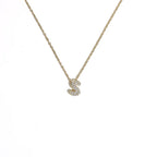 Collier pour femme avec pendentif minimaliste initiale - lettre