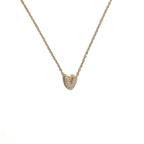 Collier pour femme avec pendentif minimaliste initiale - lettre