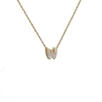 Collier pour femme avec pendentif minimaliste initiale - lettre