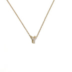 Collier pour femme avec pendentif minimaliste initiale - lettre