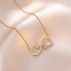 Collar para Mujer Colgante Infinito en Circonio