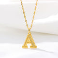 Collier pour homme ou femme avec pendentif initiale - lettre