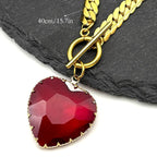 Collar Gargantilla con Colgante de Corazón 7