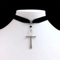 Collar Gargantilla con Colgante Cruz Ankh