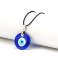 Collar Gargantilla con Colgante Ojo Turco Azul
