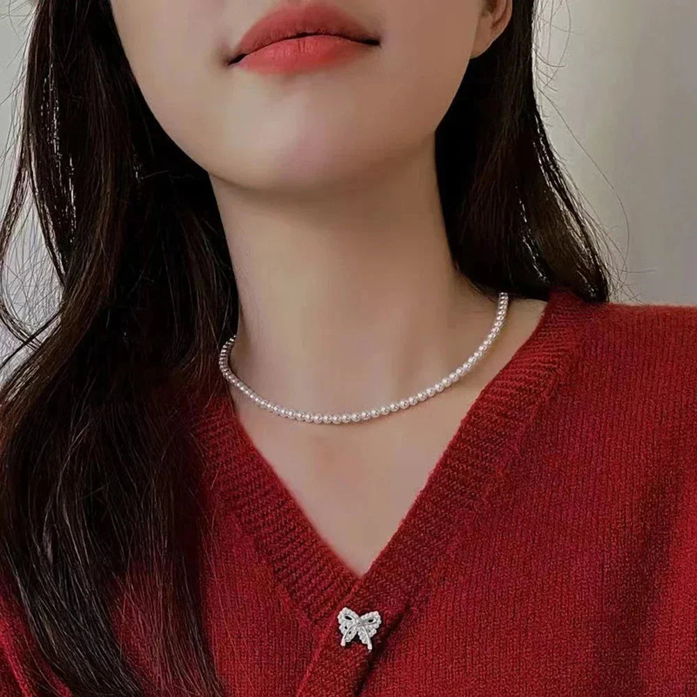 Collar Gargantilla con Perlas
