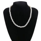 Collar Gargantilla para Hombre con Perlas