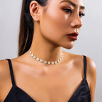 Collar Gargantilla con Colgante de Flores de Margarita