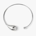 Collar Gargantilla Colgante Gota de Agua plata
