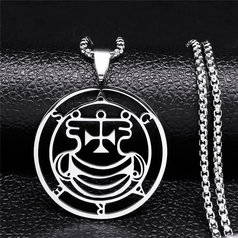 Collar Satánico Colgante Espíritu Demoníaco agares