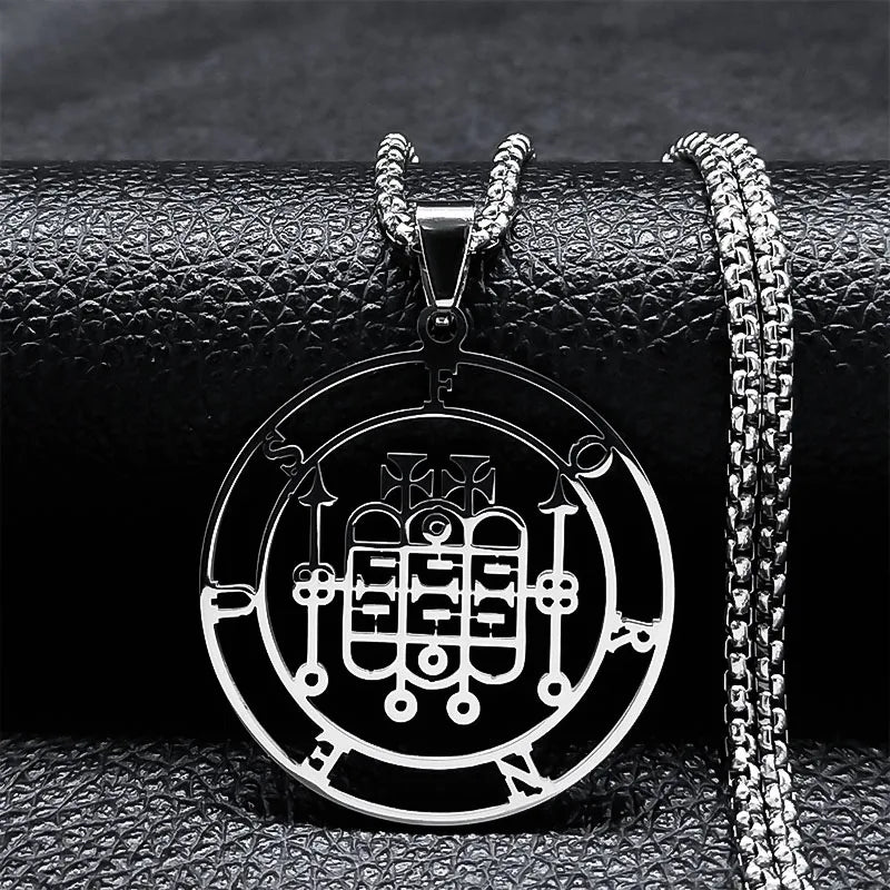 Collar Satánico Colgante Espíritu Demoníaco forneus