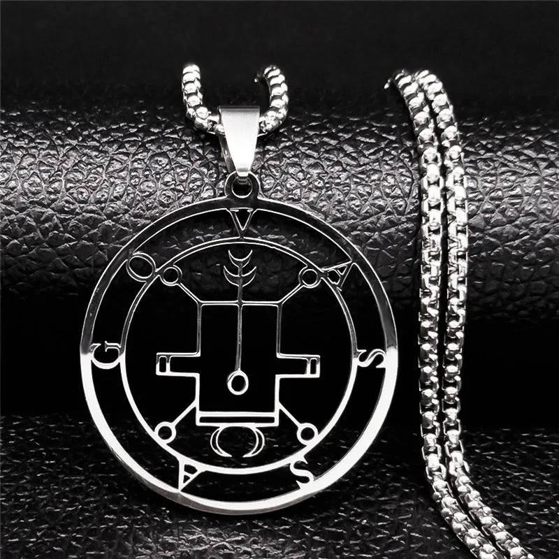 Collar Satánico Colgante Espíritu Demoníaco vassago
