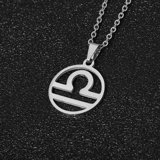 Collar Colgante Signo del Zodiaco 12 Constelaciones