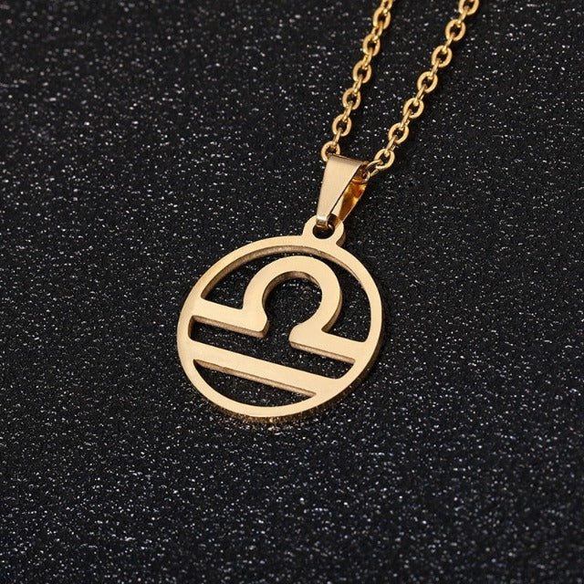 Collar Colgante Signo del Zodiaco 12 Constelaciones
