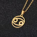 Collar Colgante Signo del Zodiaco 12 Constelaciones