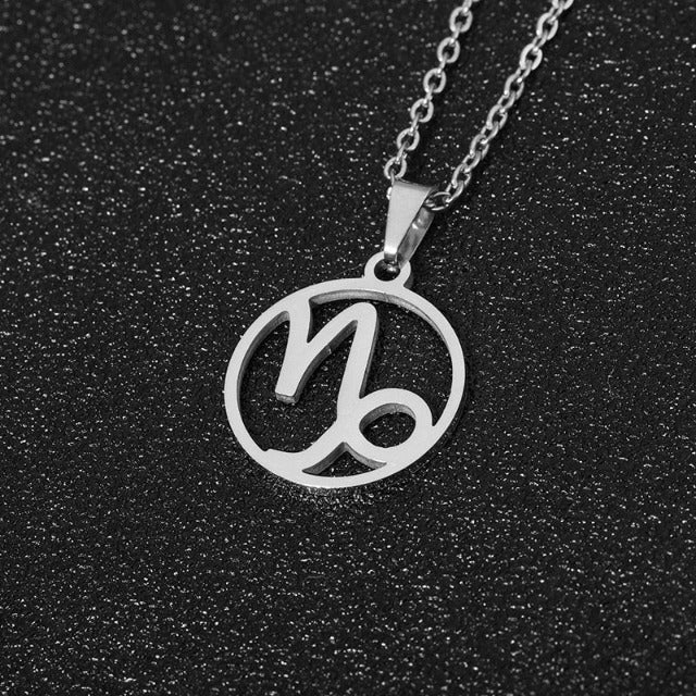 Collar Colgante Signo del Zodiaco 12 Constelaciones