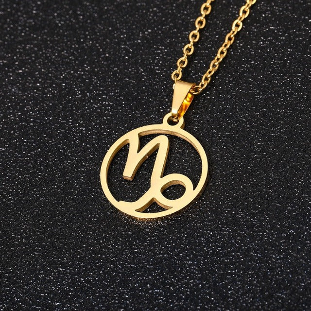 Collar Colgante Signo del Zodiaco 12 Constelaciones