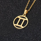 Collar Colgante Signo del Zodiaco 12 Constelaciones