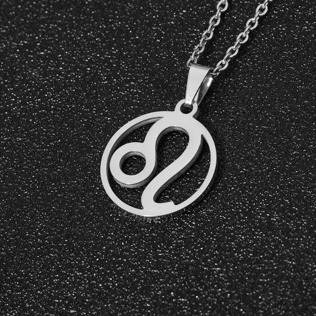 Collar Colgante Signo del Zodiaco 12 Constelaciones