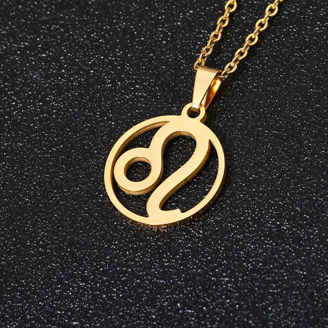 Collar Colgante Signo del Zodiaco 12 Constelaciones