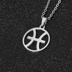 Collar Colgante Signo del Zodiaco 12 Constelaciones