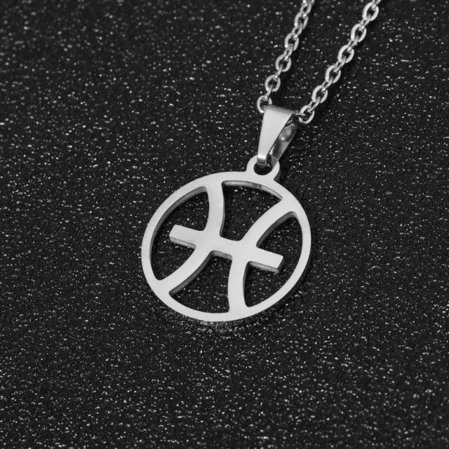 Collar Colgante Signo del Zodiaco 12 Constelaciones