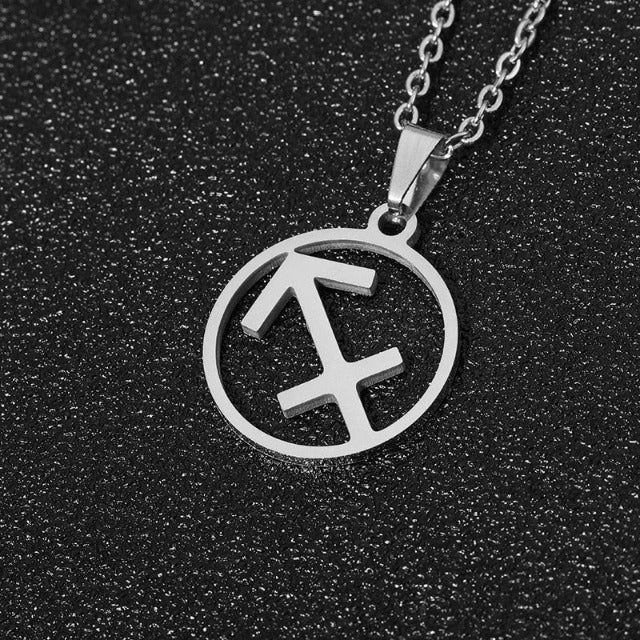 Collar Colgante Signo del Zodiaco 12 Constelaciones
