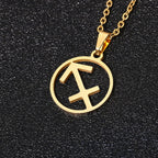 Collar Colgante Signo del Zodiaco 12 Constelaciones